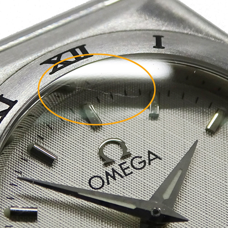 歐米茄星座系列 1572.30 女士石英腕錶，不鏽鋼材質，銀色，白色，拋光處理-6