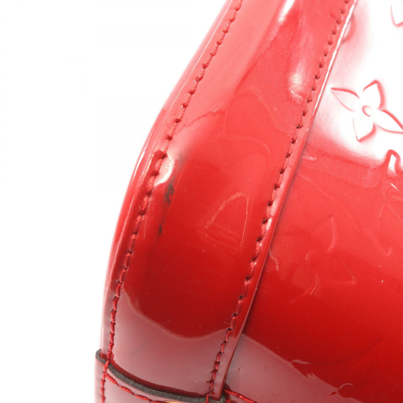 LOUIS VUITTON Alma BB 斜背包單肩手提包 M91606 Vernis Pomme Damour LV-5