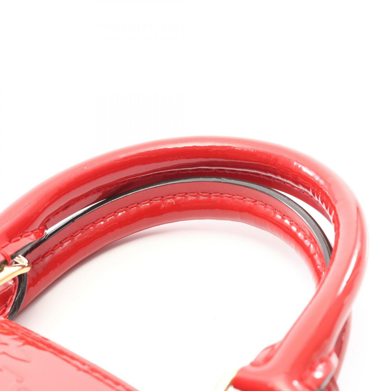 LOUIS VUITTON Alma BB 斜背包單肩手提包 M91606 Vernis Pomme Damour LV-7