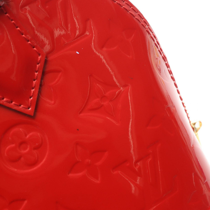 LOUIS VUITTON Alma BB 斜背包單肩手提包 M91606 Vernis Pomme Damour LV-8