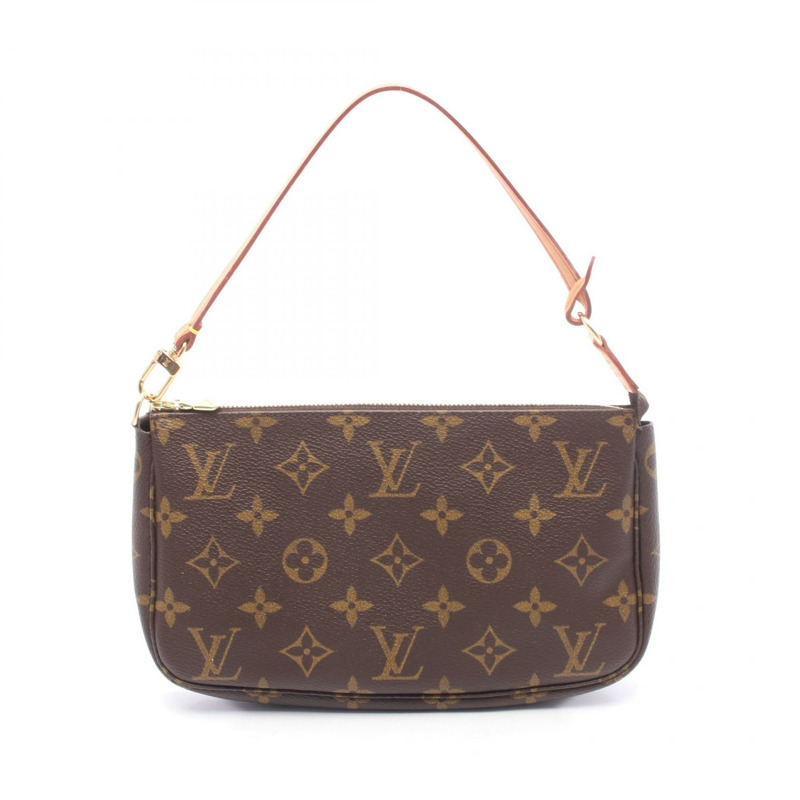路易威登 Pochette Accessoires 手提包 M51980 Monogram 棕色皮革-0