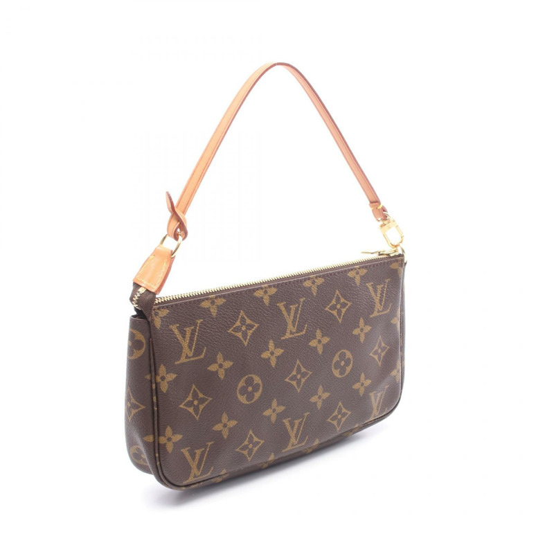 路易威登 Pochette Accessoires 手提包 M51980 Monogram 棕色皮革-1