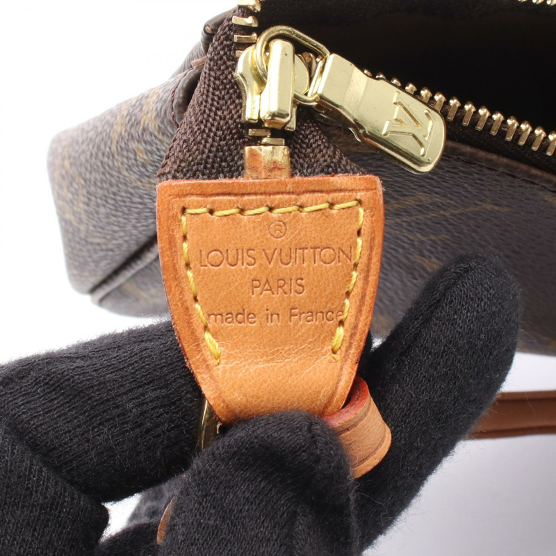 路易威登 Pochette Accessoires 手提包 M51980 Monogram 棕色皮革-3