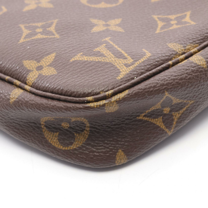 路易威登 Pochette Accessoires 手提包 M51980 Monogram 棕色皮革-5