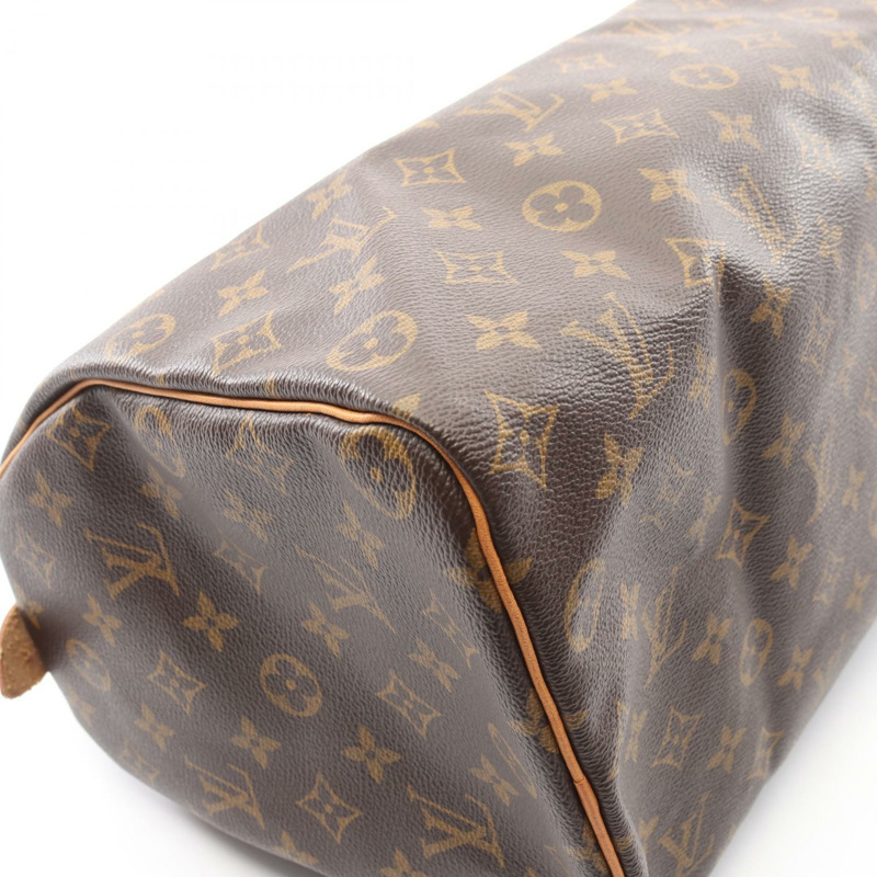 路易威登 Speedy 35 旅行手提包 M41524 Monogram 皮革 棕色 二手 女士-6