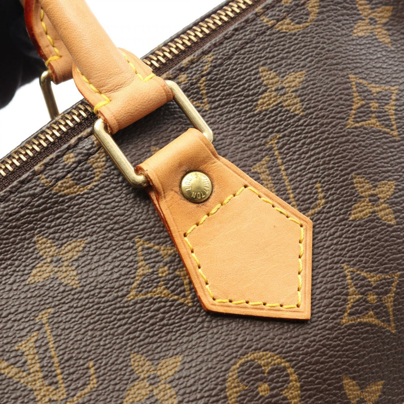 路易威登 Speedy 35 旅行手提包 M41524 Monogram 皮革 棕色 二手 女士-7