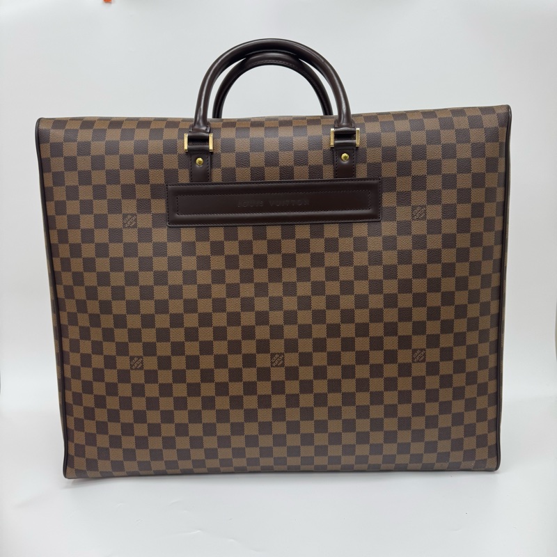 Louis Vuitton 棋盤格旅行包🧳 vintage 中古 二手 手提 大容量 斜挎-6