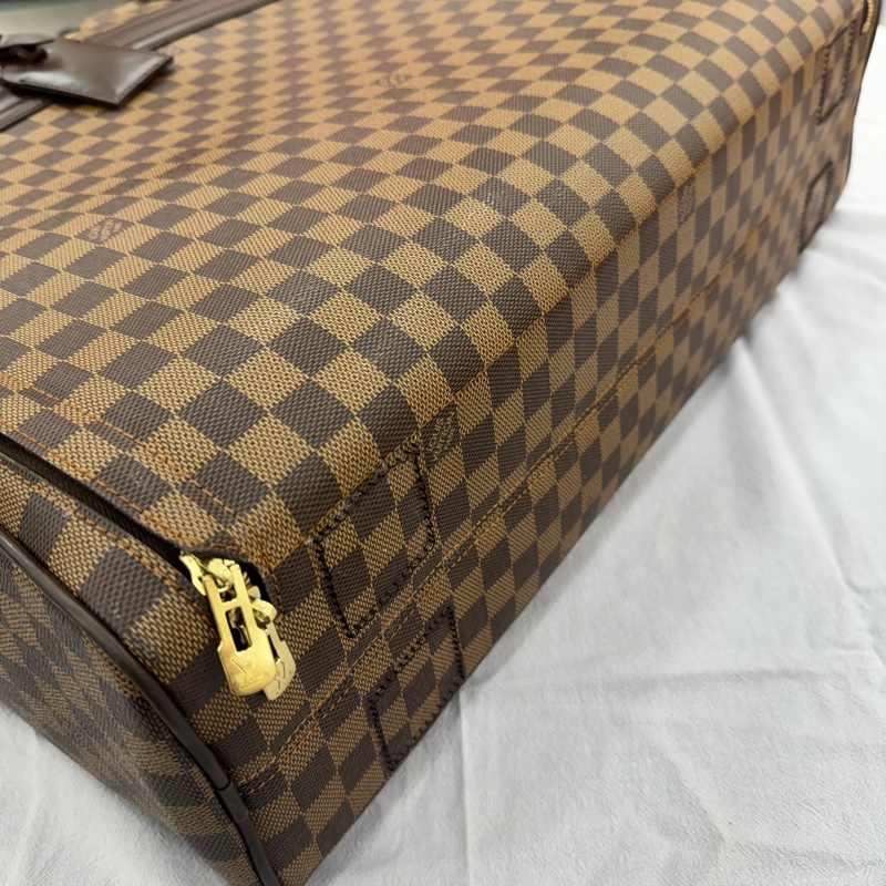 Louis Vuitton 棋盤格旅行包🧳 vintage 中古 二手 手提 大容量 斜挎-10