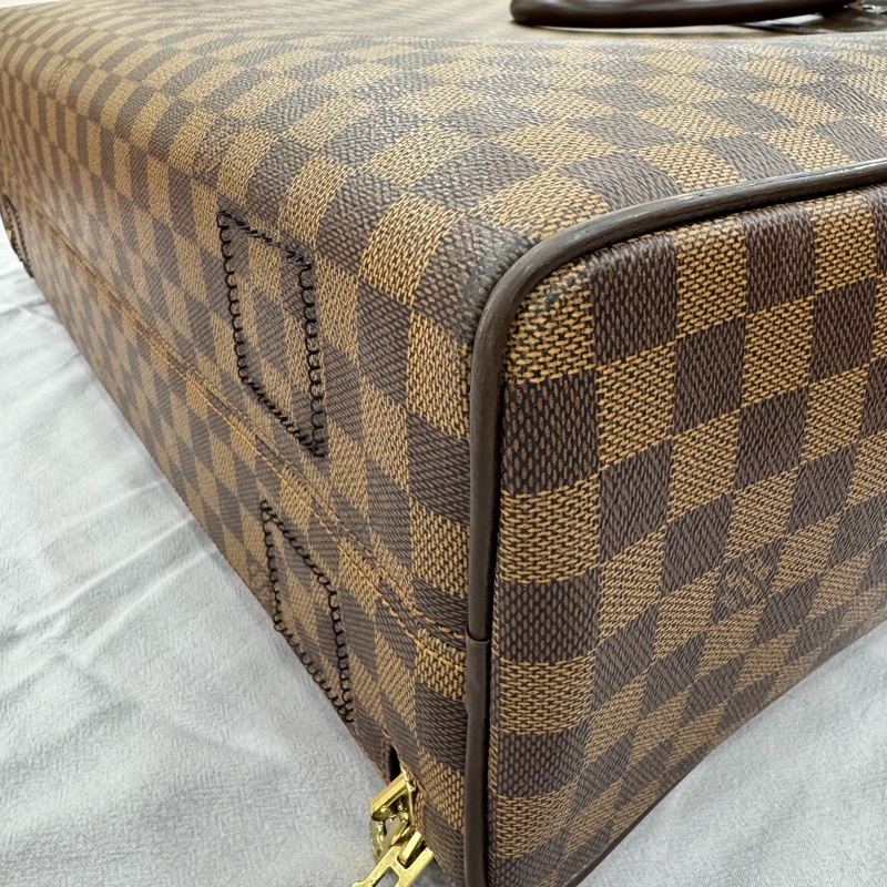 Louis Vuitton 棋盤格旅行包🧳 vintage 中古 二手 手提 大容量 斜挎-12