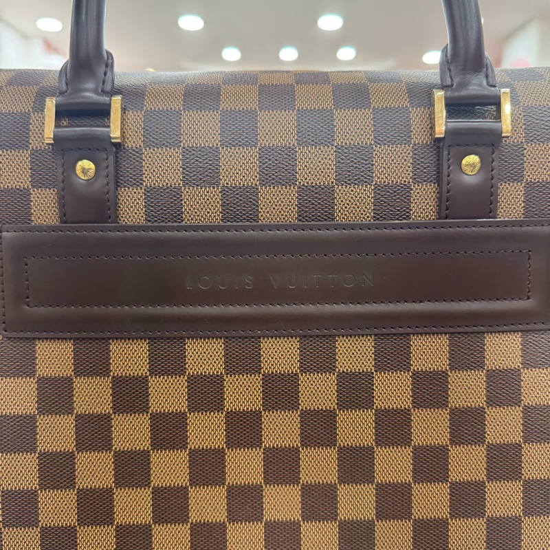 Louis Vuitton 棋盤格旅行包🧳 vintage 中古 二手 手提 大容量 斜挎-16