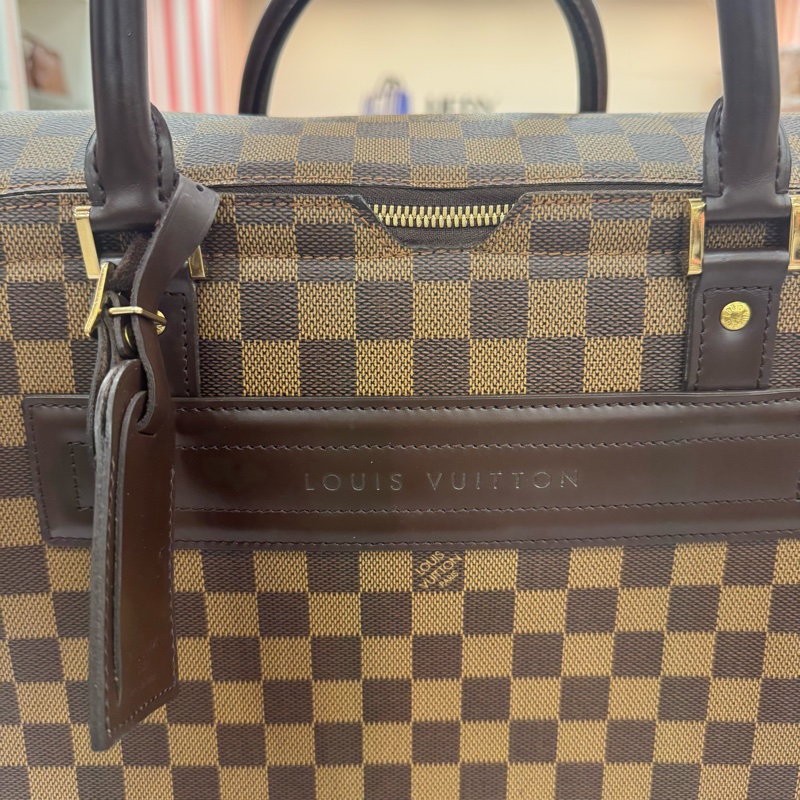 Louis Vuitton 棋盤格旅行包🧳 vintage 中古 二手 手提 大容量 斜挎-17