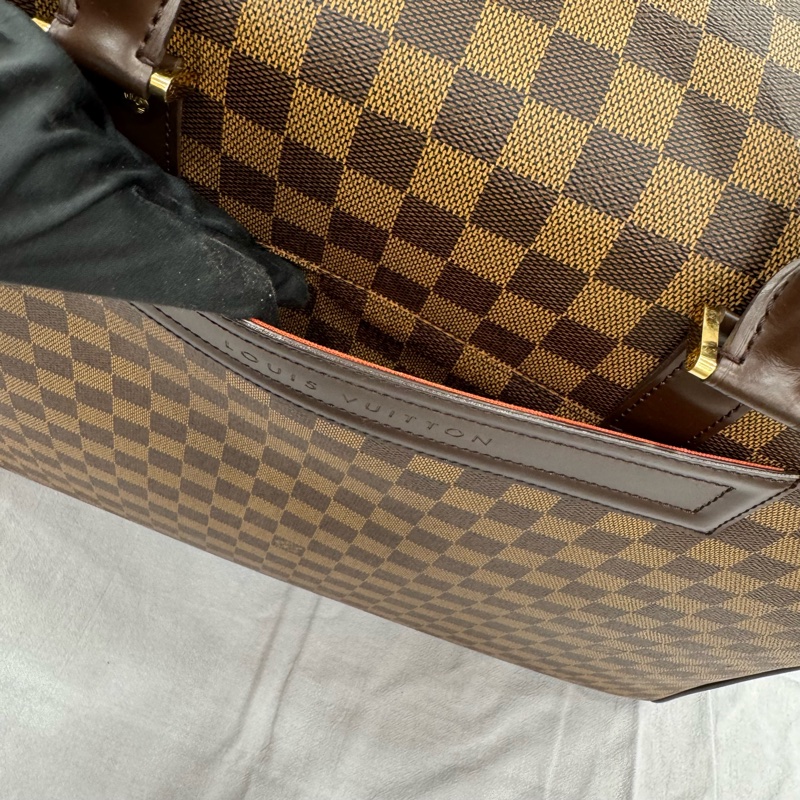 Louis Vuitton 棋盤格旅行包🧳 vintage 中古 二手 手提 大容量 斜挎-18