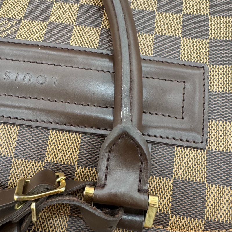 Louis Vuitton 棋盤格旅行包🧳 vintage 中古 二手 手提 大容量 斜挎-40