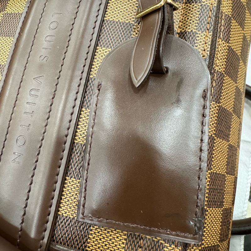 Louis Vuitton 棋盤格旅行包🧳 vintage 中古 二手 手提 大容量 斜挎-43