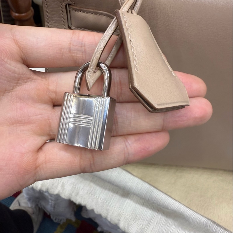 Hermes kelly28 菠萝扣 1f钻石灰 全套 t刻 闲置-20