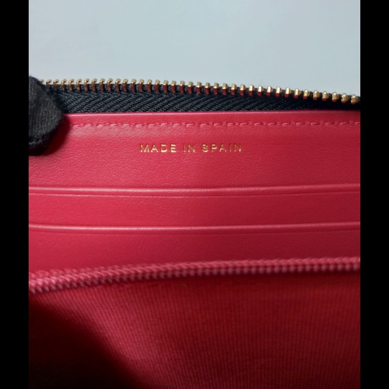 Chanel 19系列黑皮拉鍊中夾-14