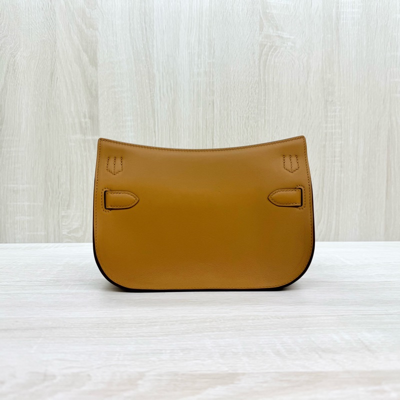 HERMES 2S芝麻色Swift皮銀釦MINI Jypsiere肩側背包H083982CKAV-2