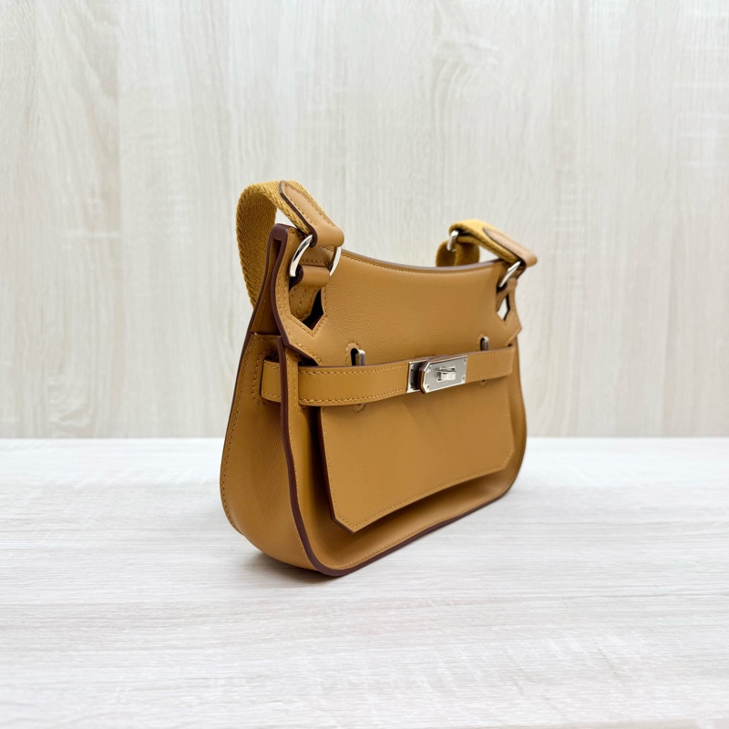 HERMES 2S芝麻色Swift皮銀釦MINI Jypsiere肩側背包H083982CKAV-5