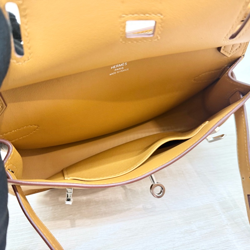 HERMES 2S芝麻色Swift皮銀釦MINI Jypsiere肩側背包H083982CKAV-11