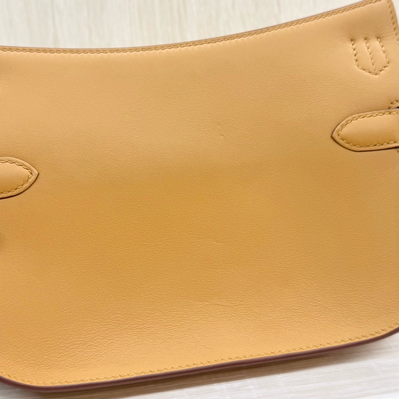 HERMES 2S芝麻色Swift皮銀釦MINI Jypsiere肩側背包H083982CKAV-20