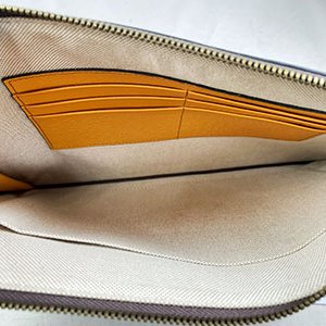 ＊奢華大道國際精品＊【G1814】GUCCI咖啡色/黃色PVC虎頭手拿包 473956-6