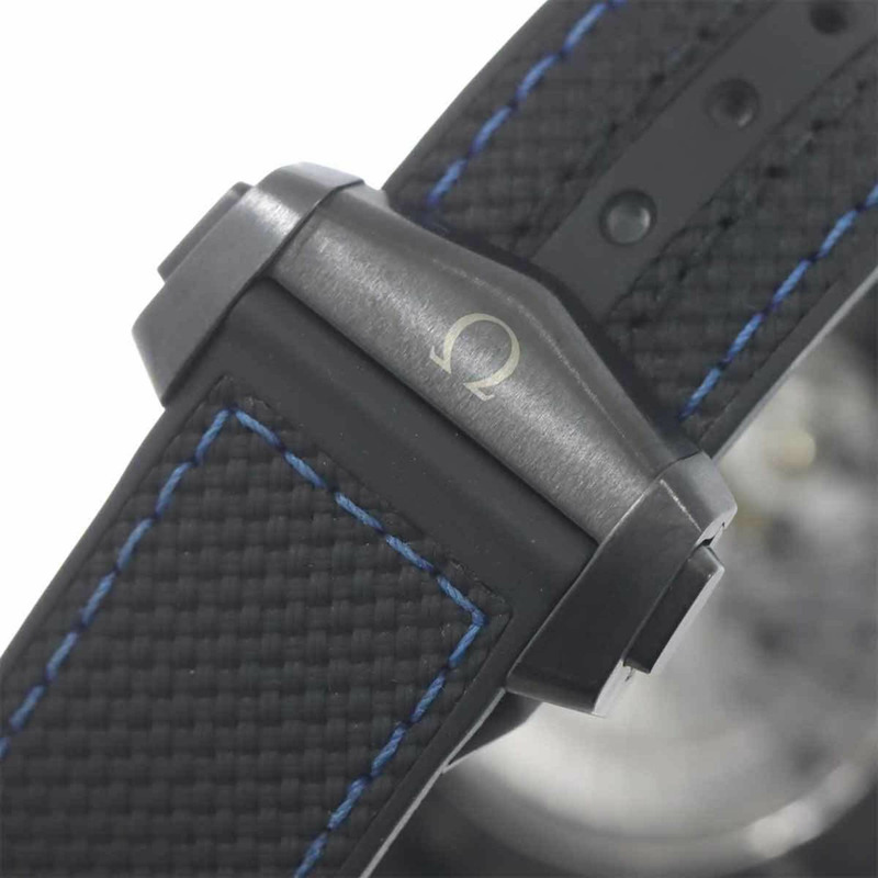 歐米茄海馬系列海洋宇宙600公尺同軸GMT深黑男士自動腕錶 215 92 46 22 01 002-6