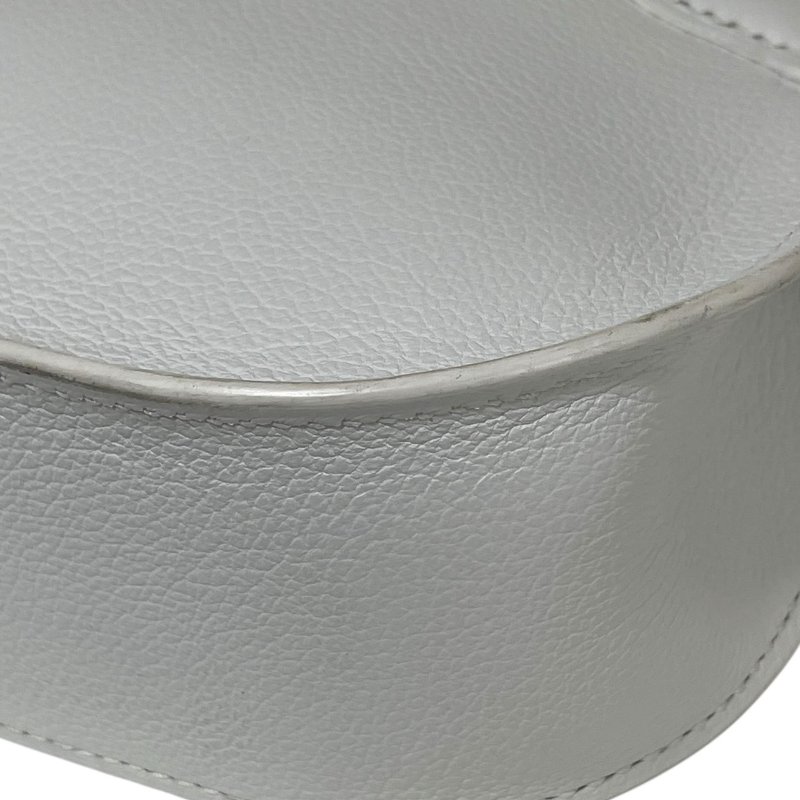 HERMES 愛馬仕 MINI JYPSIERE 迷你吉普賽 皮革 純白色 金釦-8