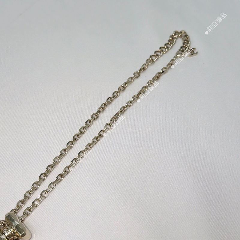 莉亞精品♡Chanel 香水瓶項鍊 #短 二手美品-8