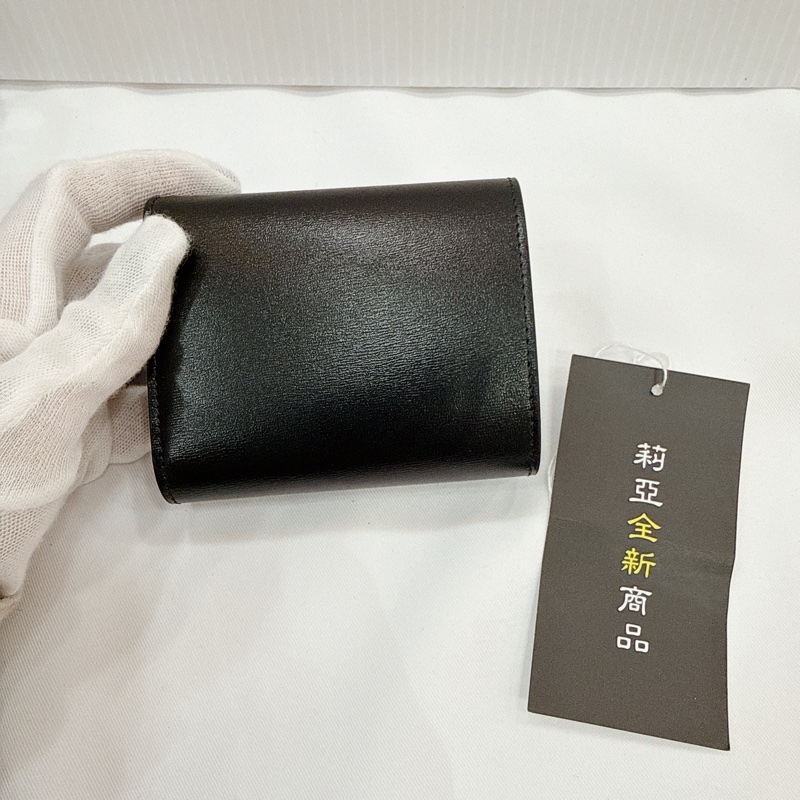 莉亞精品♡Celine 黑色三折短夾 全新-2