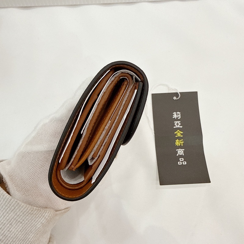 莉亞精品♡Celine 老花三折短夾 全新-5