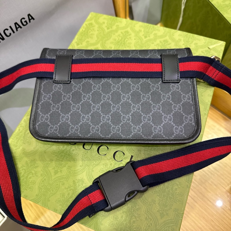 GUCCI 黑老花腰包-2
