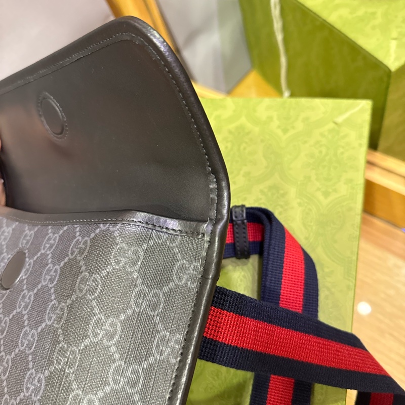 GUCCI 黑老花腰包-3