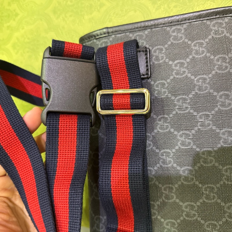 GUCCI 黑老花腰包-5