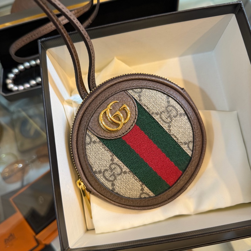 Gucci 掛頸 零錢包 coins bag 掛脖子-0