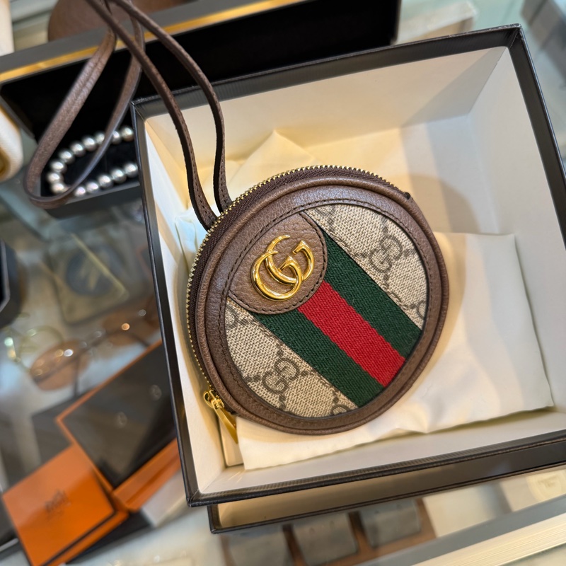 Gucci 掛頸 零錢包 coins bag 掛脖子-1