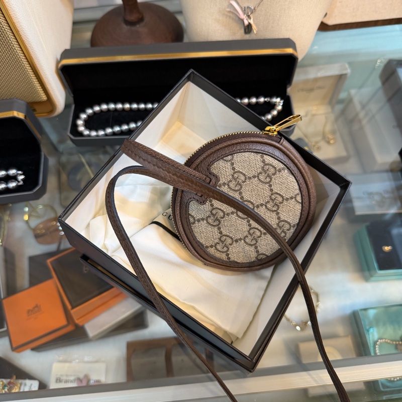 Gucci 掛頸 零錢包 coins bag 掛脖子-3