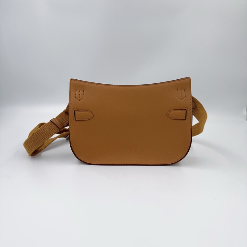 Hermes 芝麻色銀釦swift皮mini jypsiere肩側背包（僅離櫃！）-5