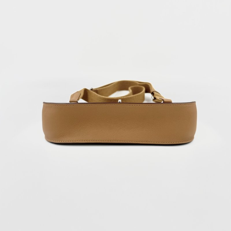 HERMES - 1S芝麻色Swift銀釦Jypsiere肩側背包╻MINI-4