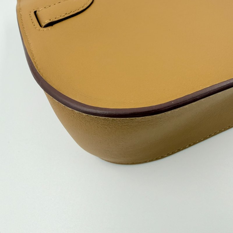 HERMES - 1S芝麻色Swift銀釦Jypsiere肩側背包╻MINI-7