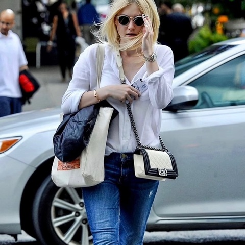 Chanel leboy 黑白熊貓 小號 肩背斜背包20*12  99新配件盒子塵袋保卡