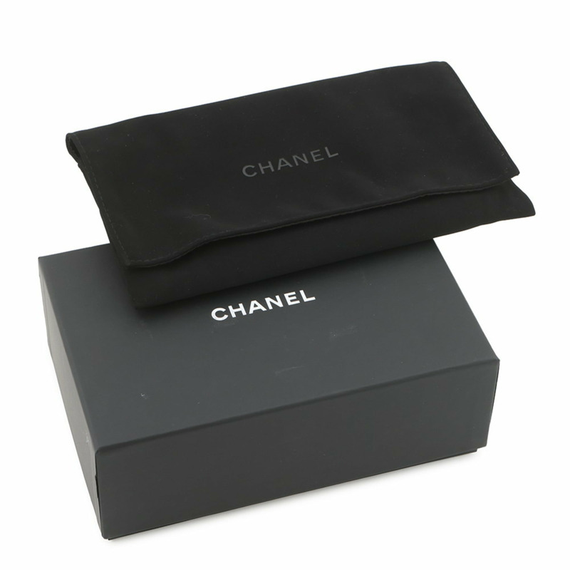 香奈兒 (CHANEL) Matelasse Coco Mark 單肩包/鏈條手拿包，小牛皮，AP4593，黑色-16