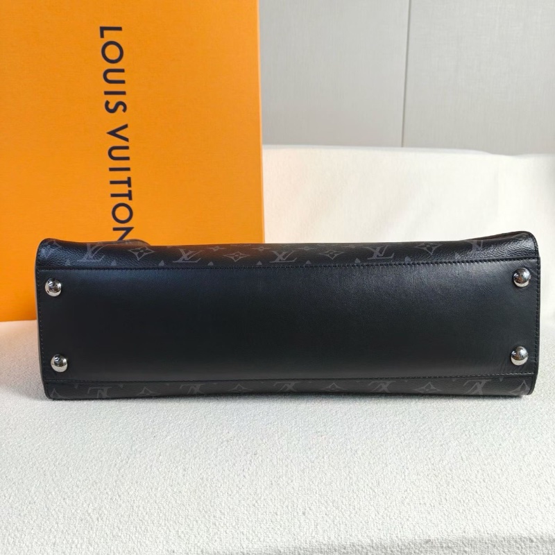 LV GrandSac黑武士手提公事包芯片款 41*34*14 99新配件盒子 子袋 塵袋 行李牌-4