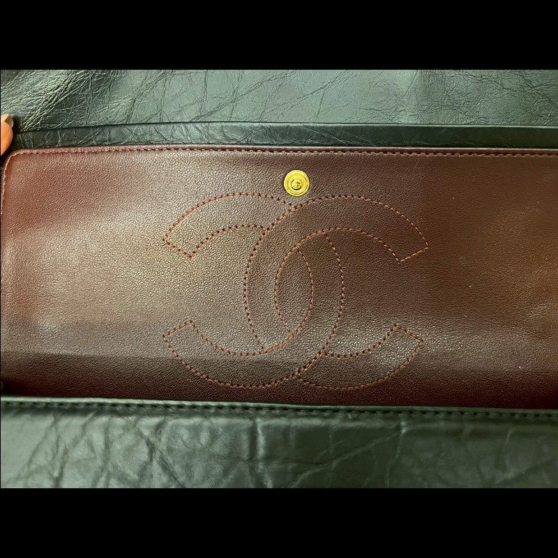 歡迎砍價CHANEL 香奈兒2.55 口蓋包 晶片款 大號28cm 黑金扣-15