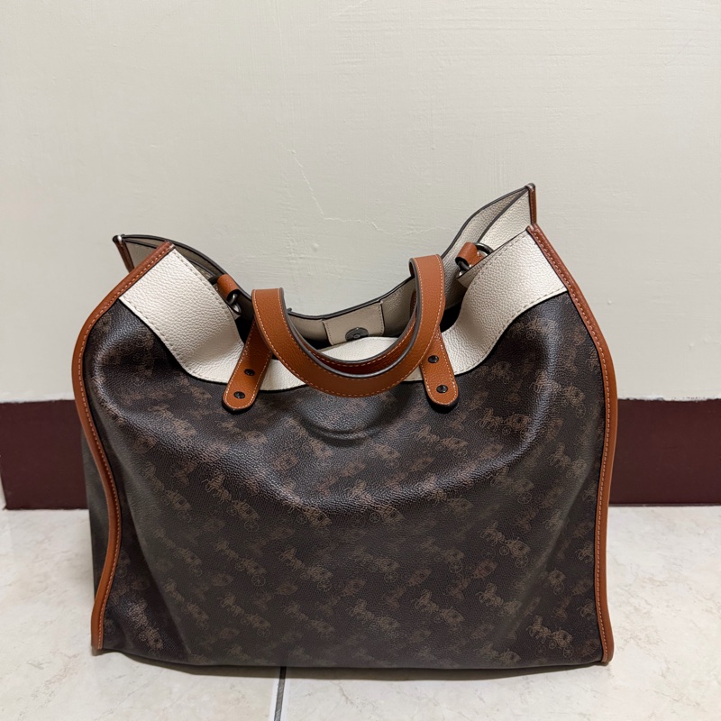 COACH 經典馬車LOGO 旅行袋-6