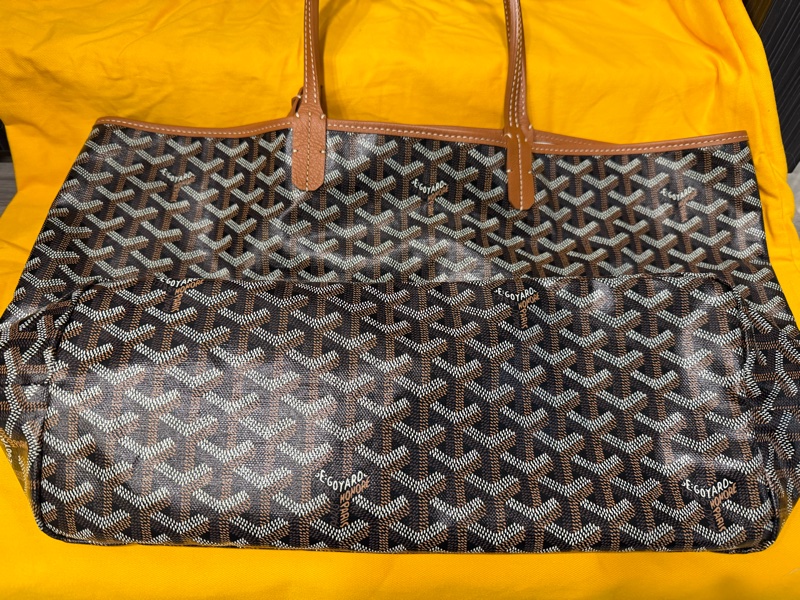 Goyard tote黑棕PM-6