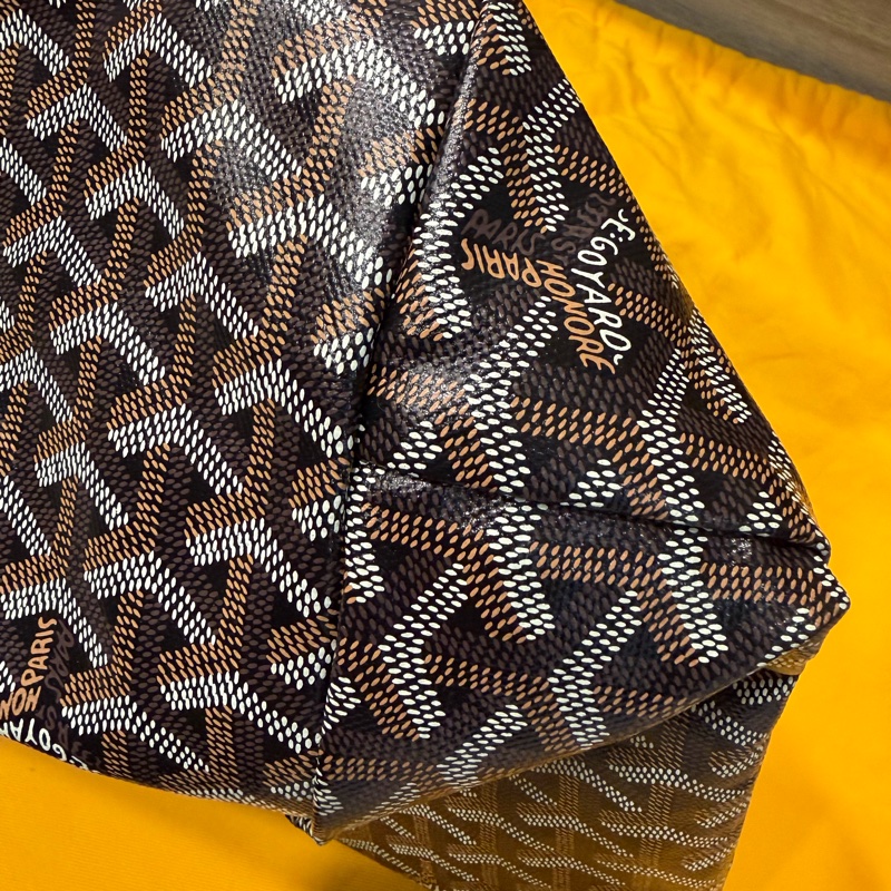 Goyard tote黑棕PM-7