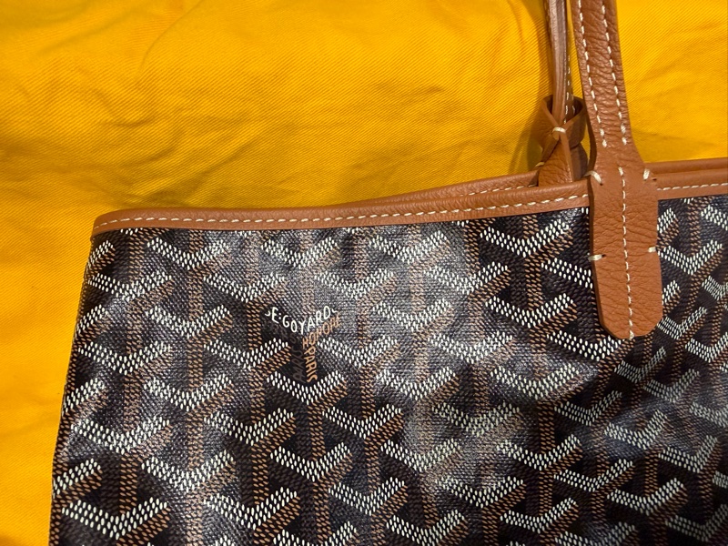 Goyard tote黑棕PM-9