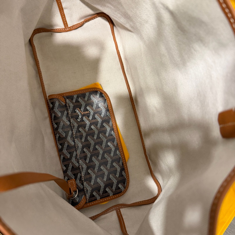 Goyard tote黑棕PM-12