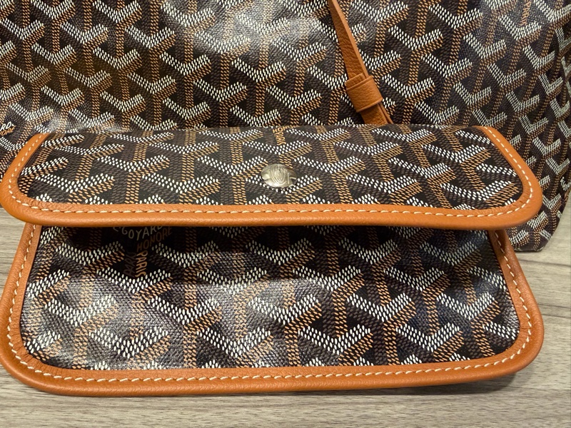Goyard tote黑棕PM-15