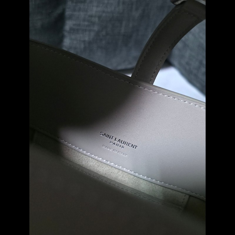 [全新] Saint Laurent YSL le37 水桶包 奶茶色銀扣 未拆封-3